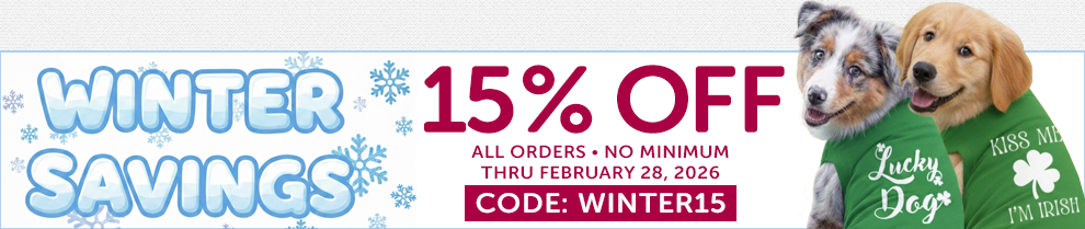 Winter Savings 15% Off All Orders